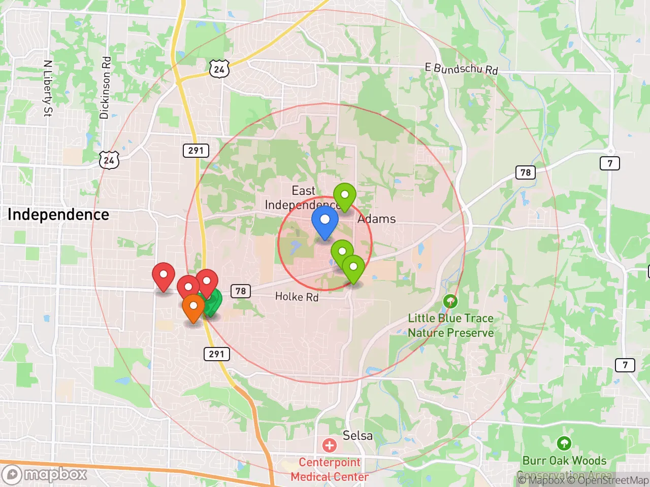 Hood Index scan area