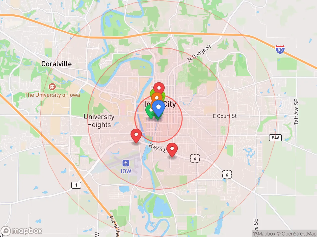 Hood Index scan area