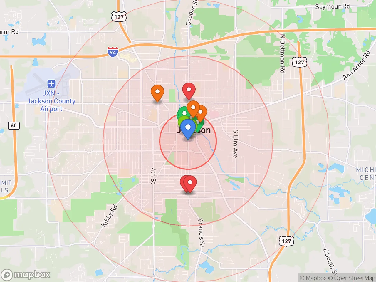 Hood Index scan area