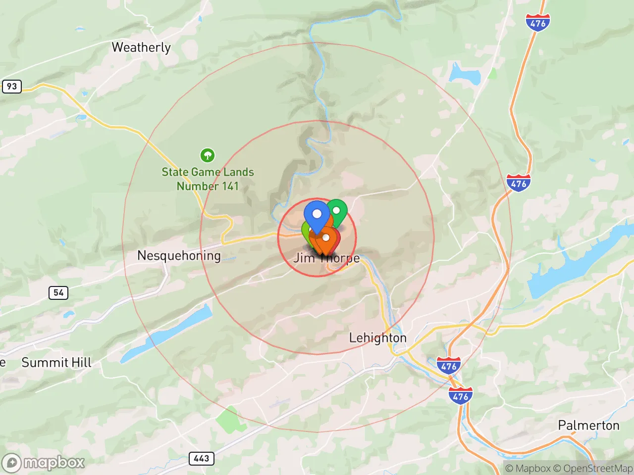 Hood Index scan area