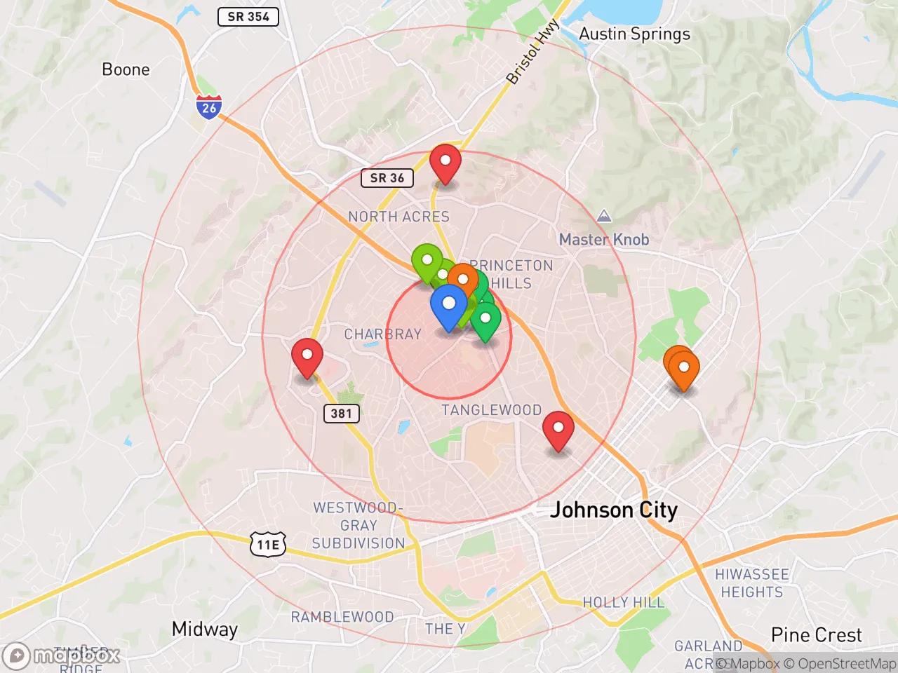 Hood Index scan area
