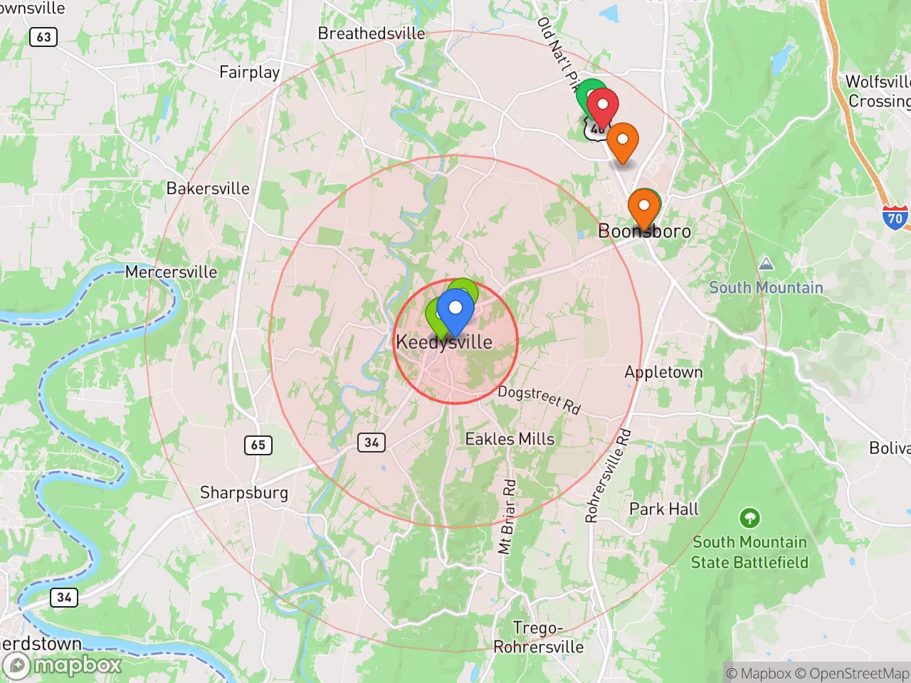 Hood Index scan area