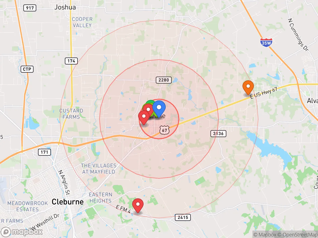 Hood Index scan area