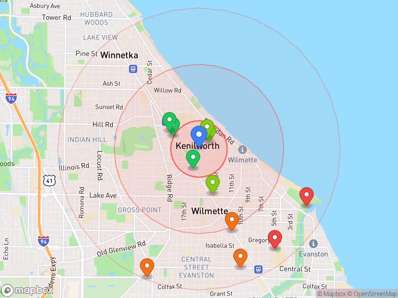 Hood Index scan area