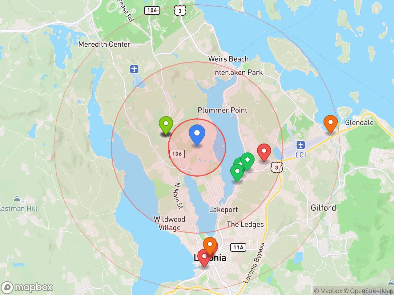 Hood Index scan area