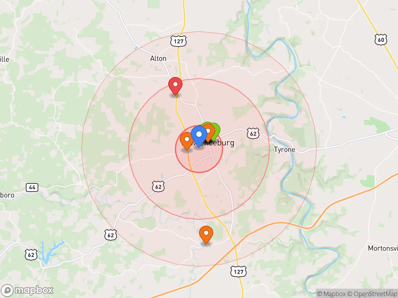 Hood Index scan area