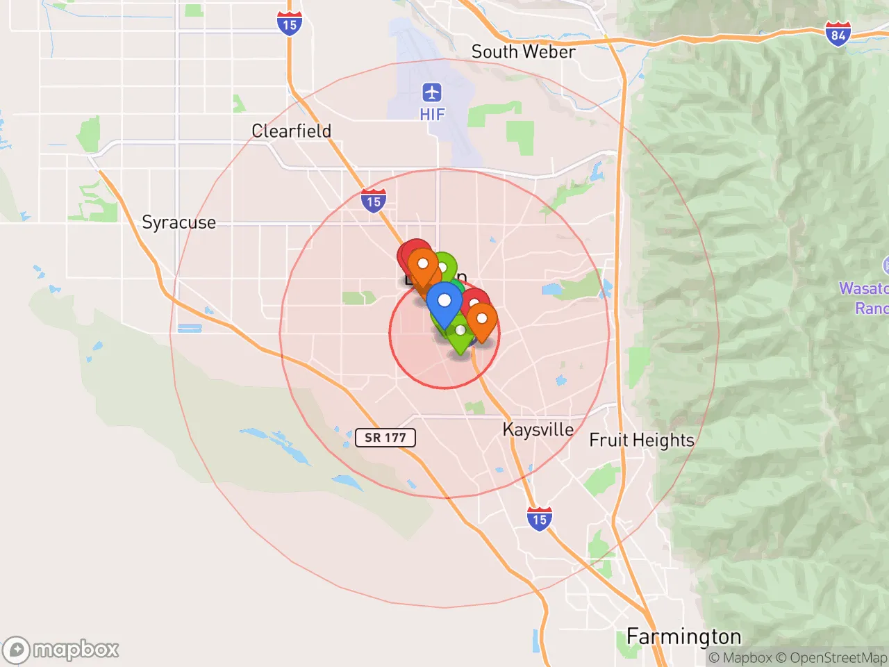 Hood Index scan area