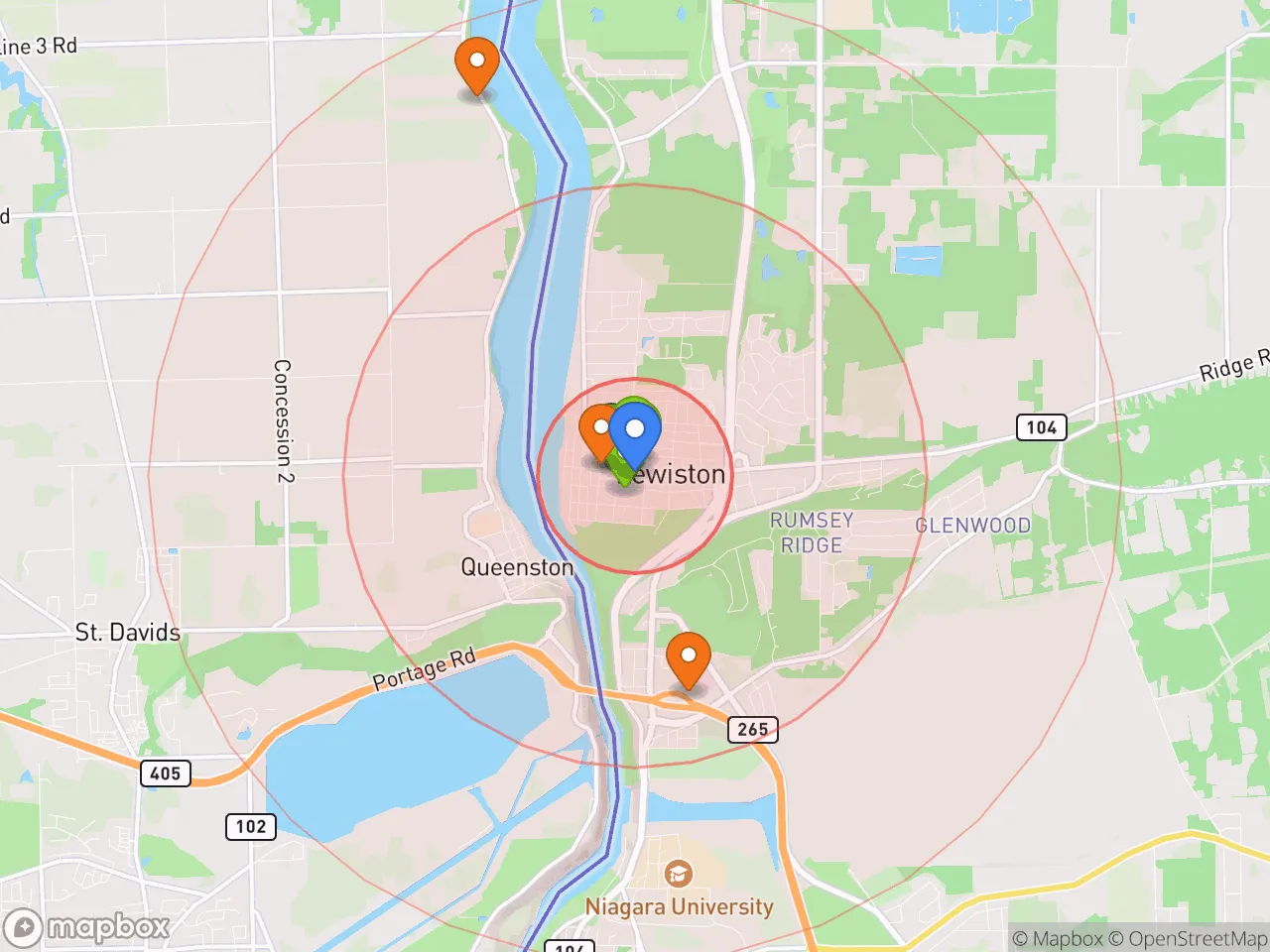 Hood Index scan area