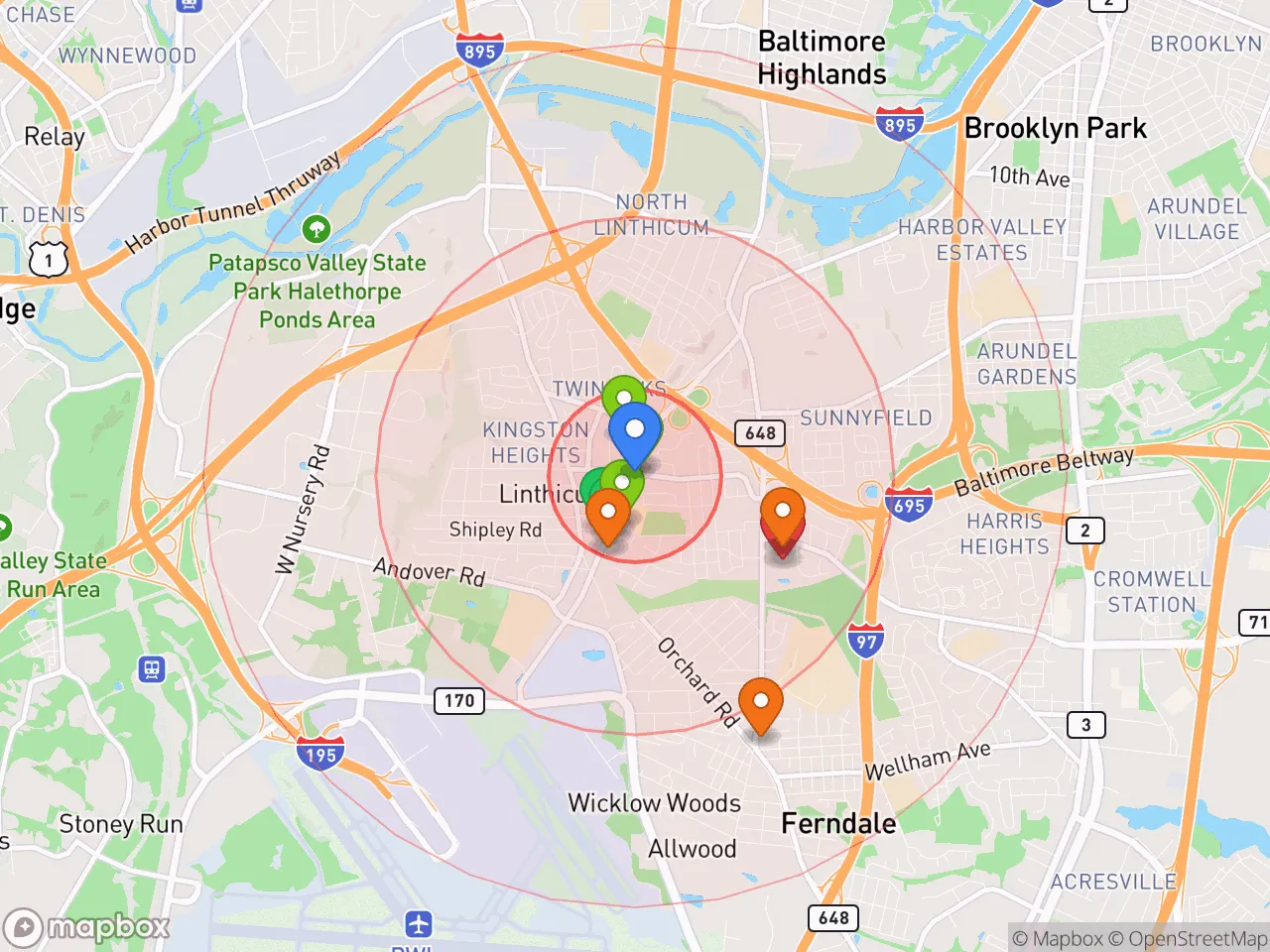 Hood Index scan area