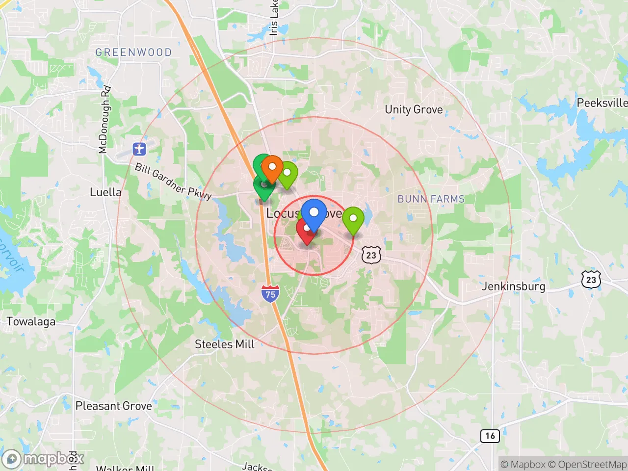 Hood Index scan area