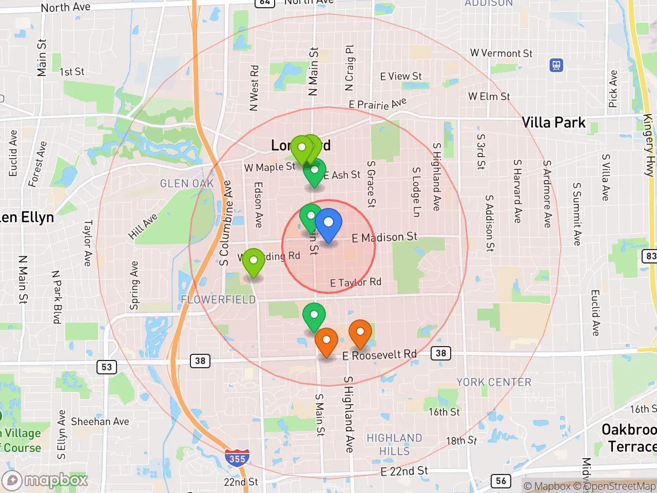 Hood Index scan area