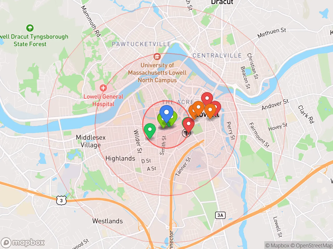 Hood Index scan area