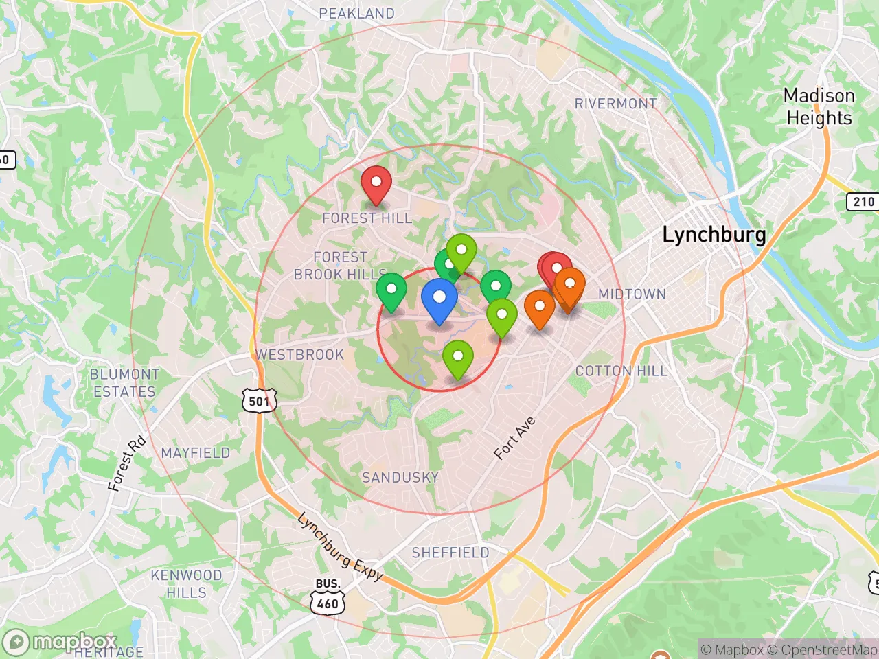 Hood Index scan area