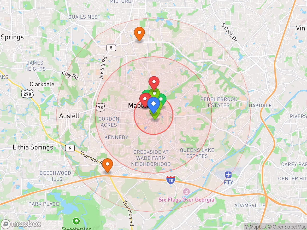 Hood Index scan area