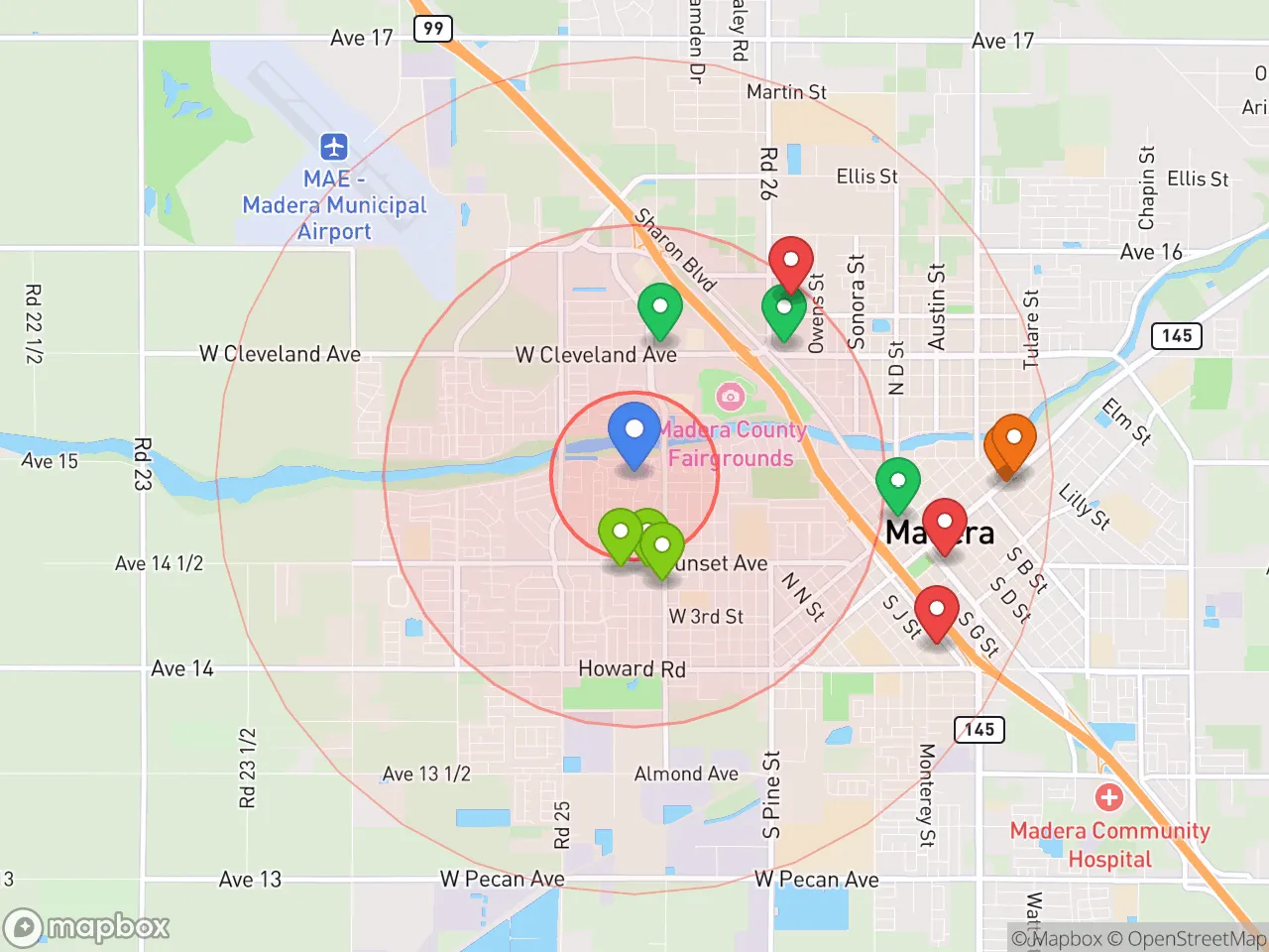 Hood Index scan area