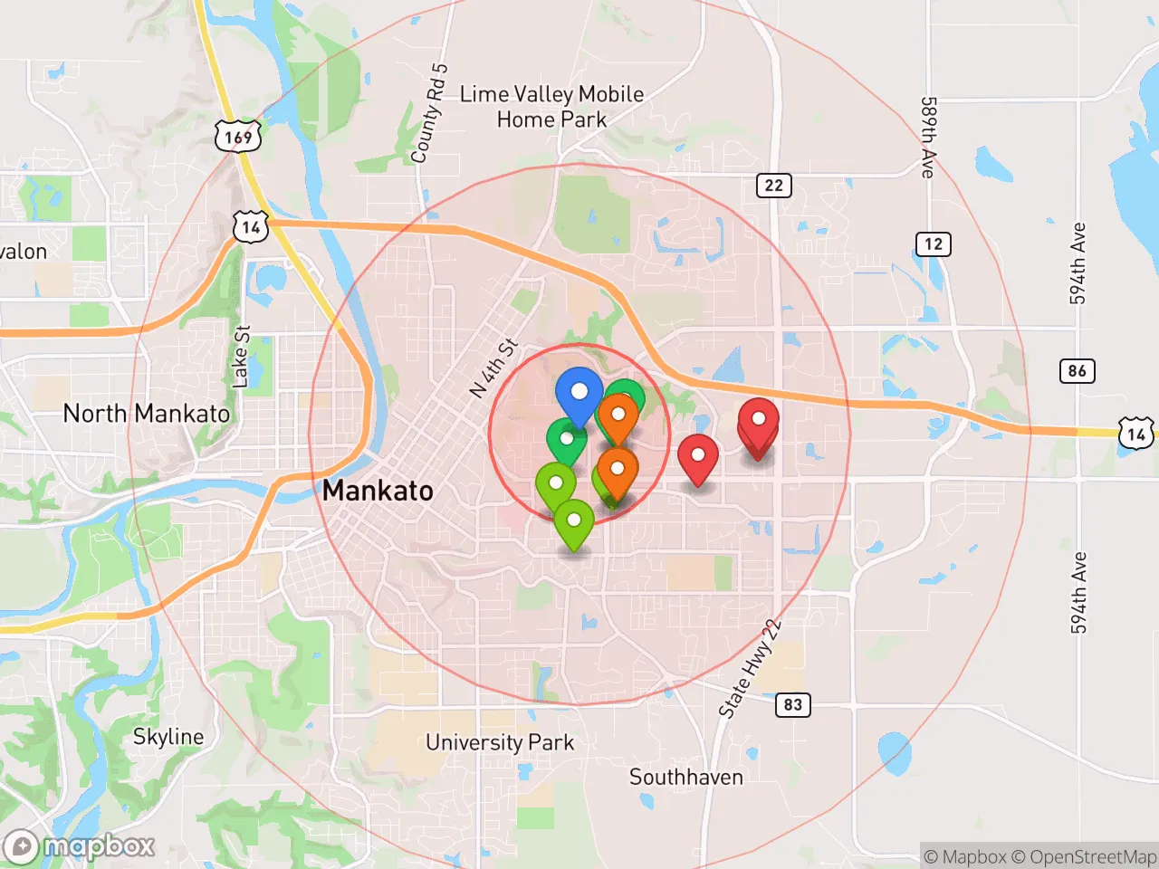 Hood Index scan area
