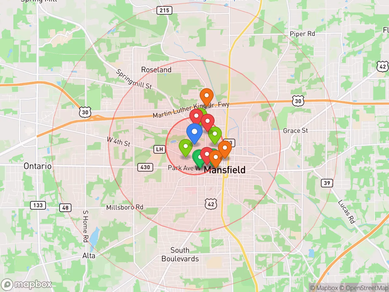 Hood Index scan area
