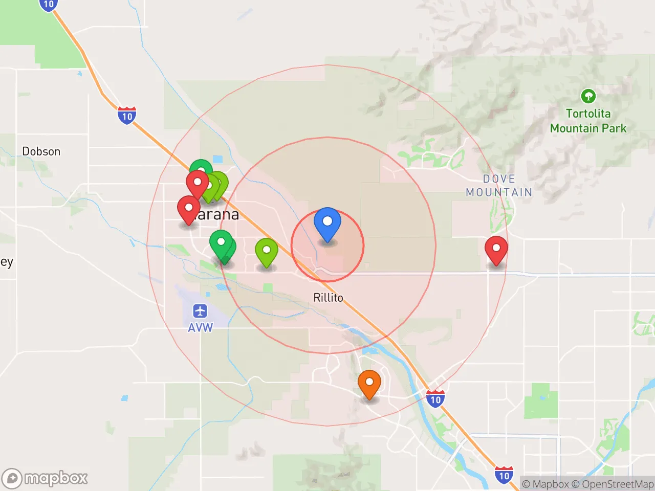 Hood Index scan area