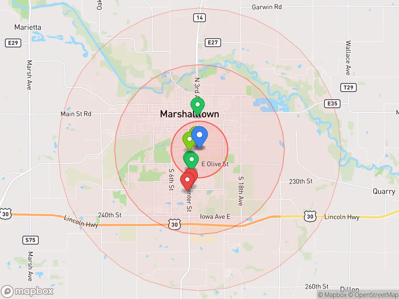 Hood Index scan area