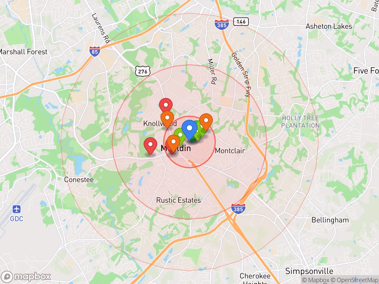 Hood Index scan area
