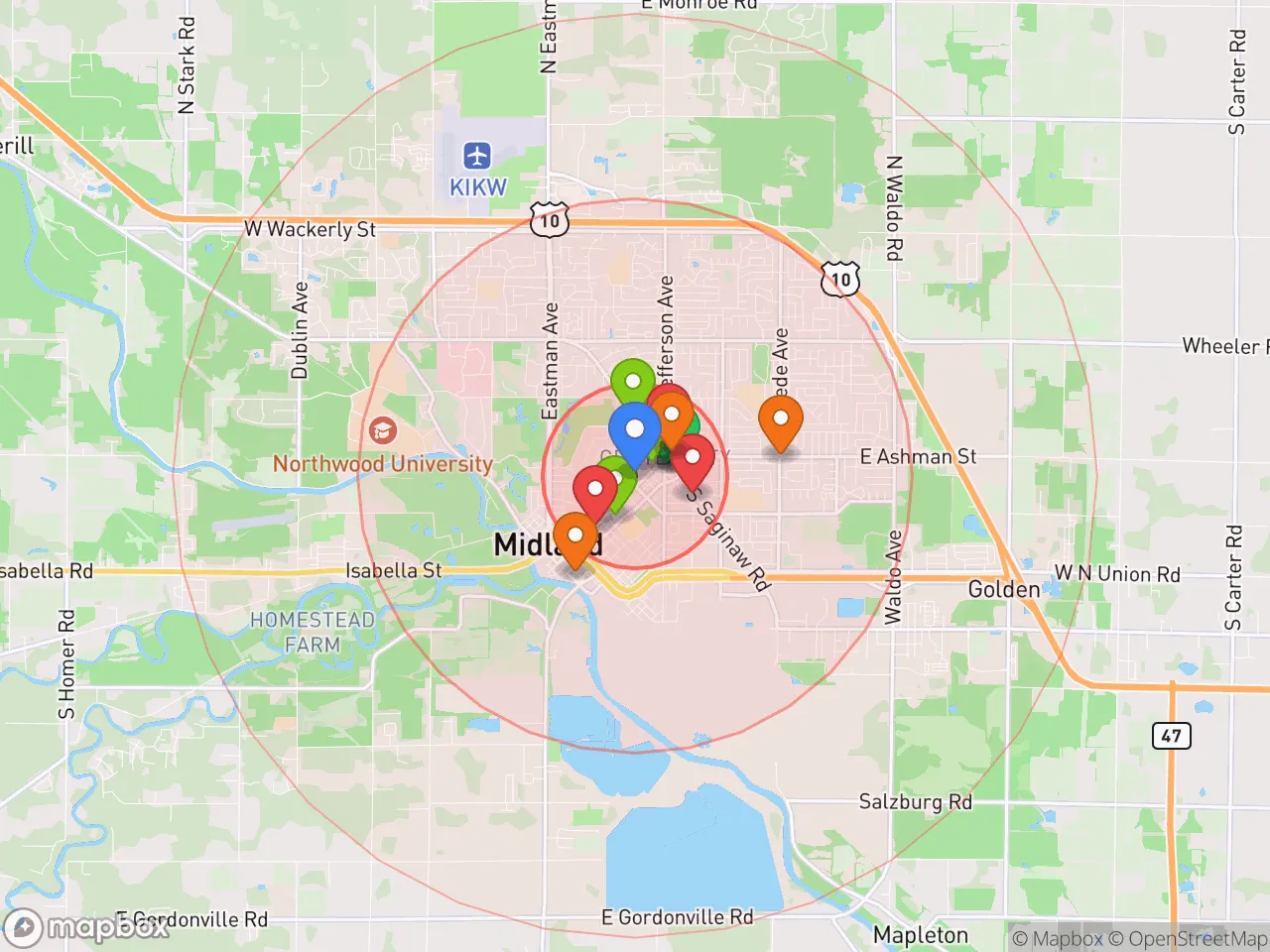Hood Index scan area
