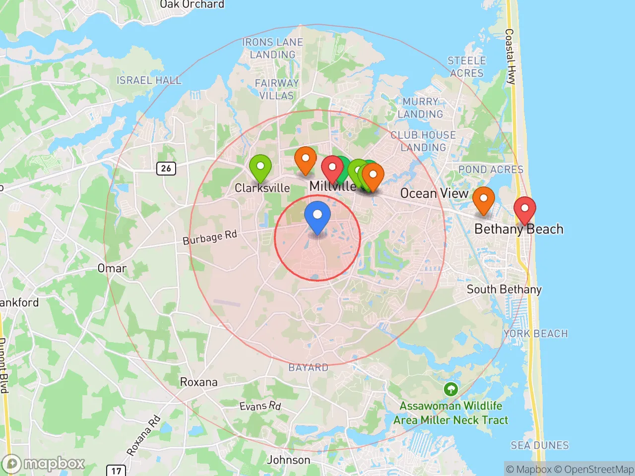 Hood Index scan area