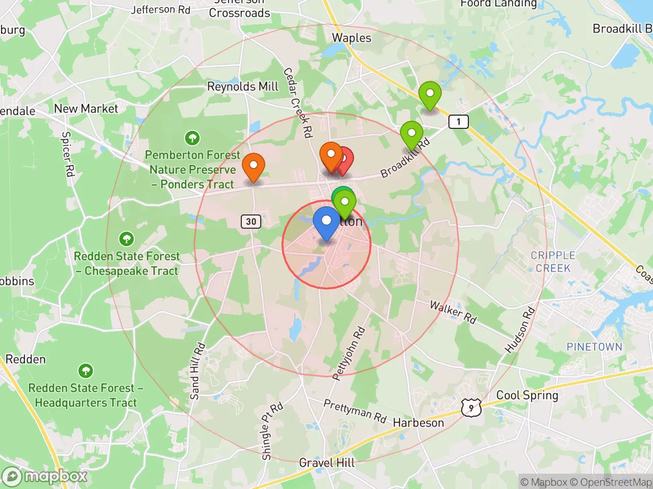 Hood Index scan area