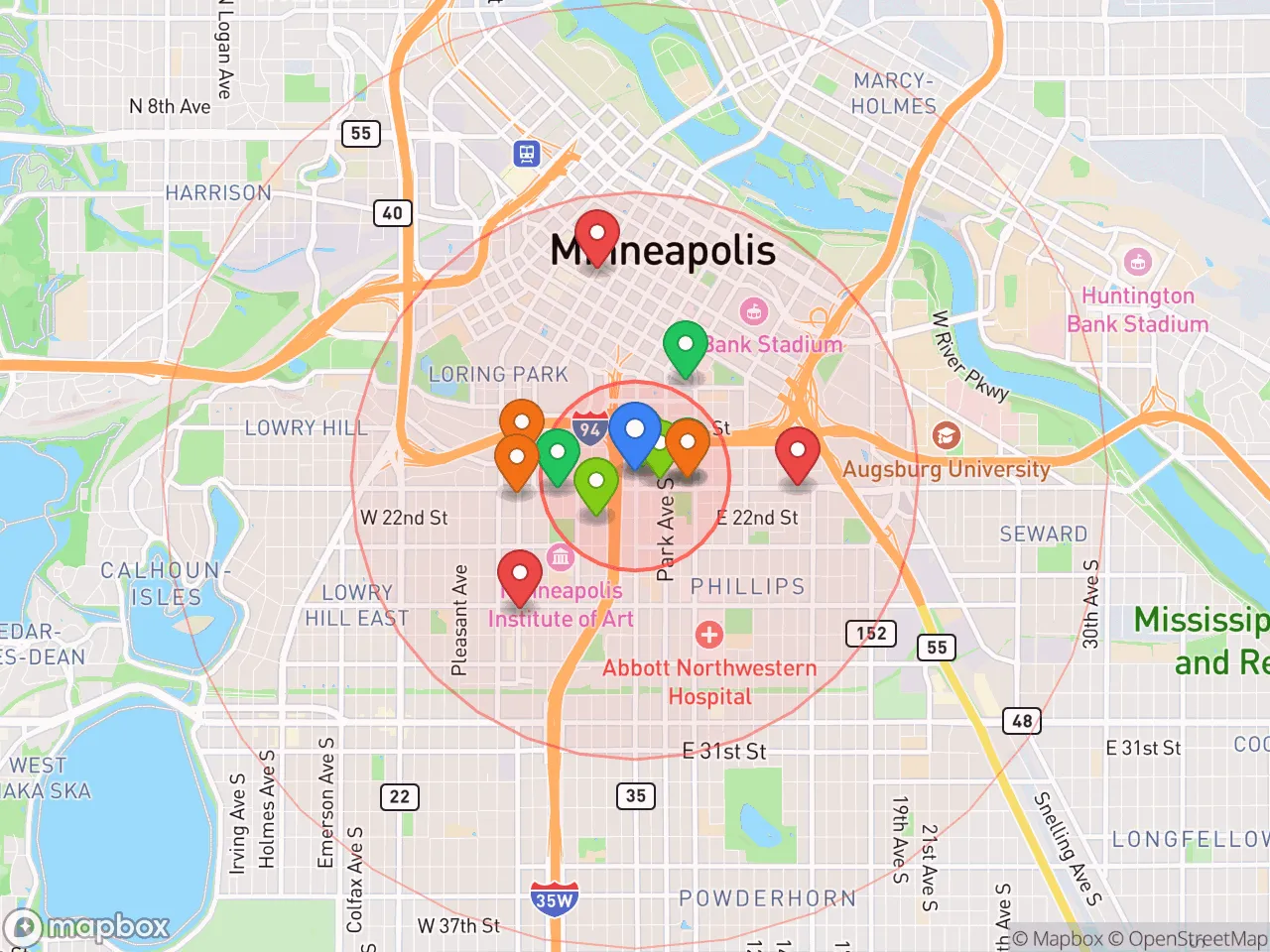 Hood Index scan area