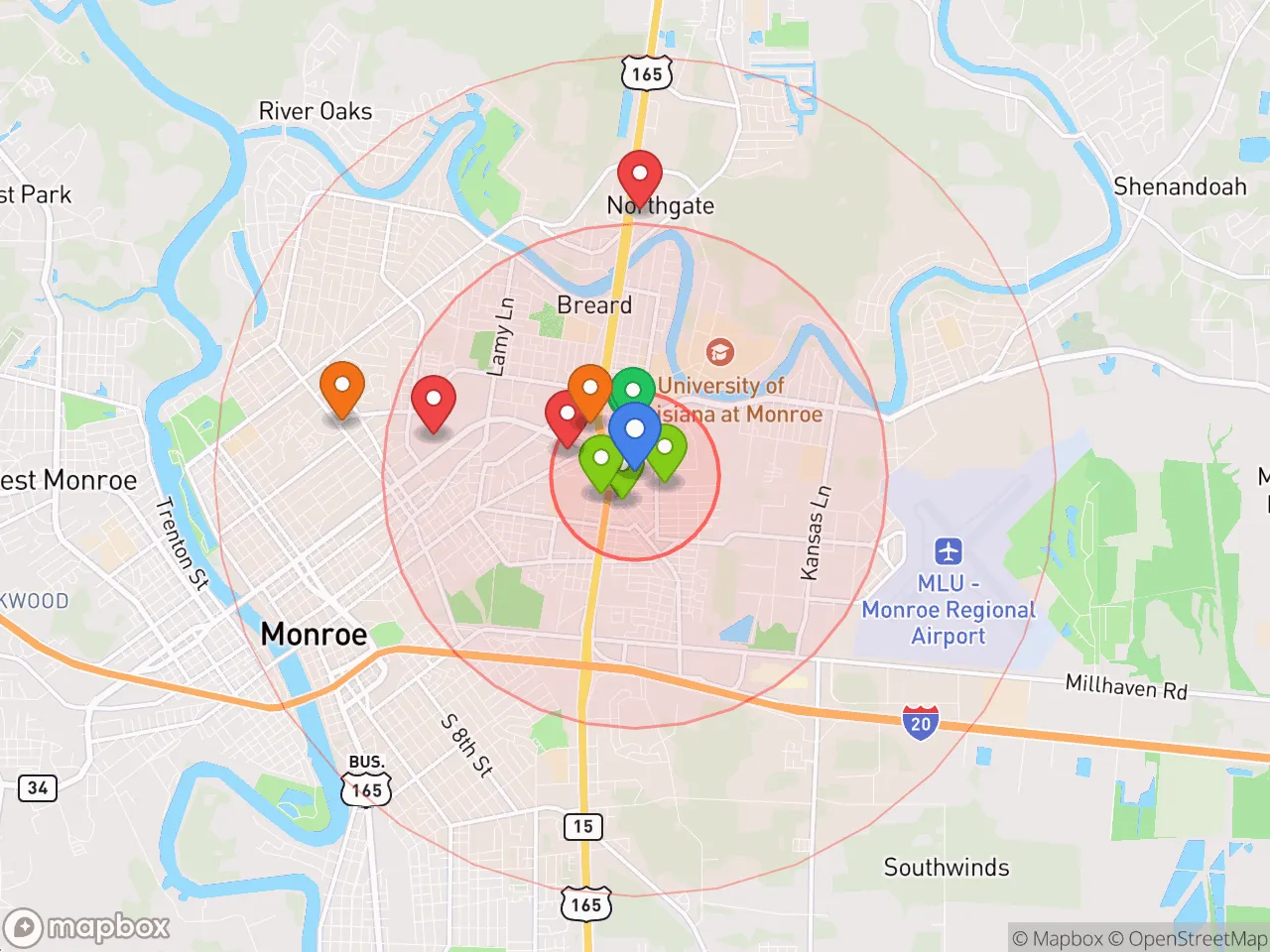 Hood Index scan area