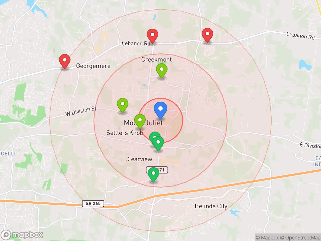 Hood Index scan area