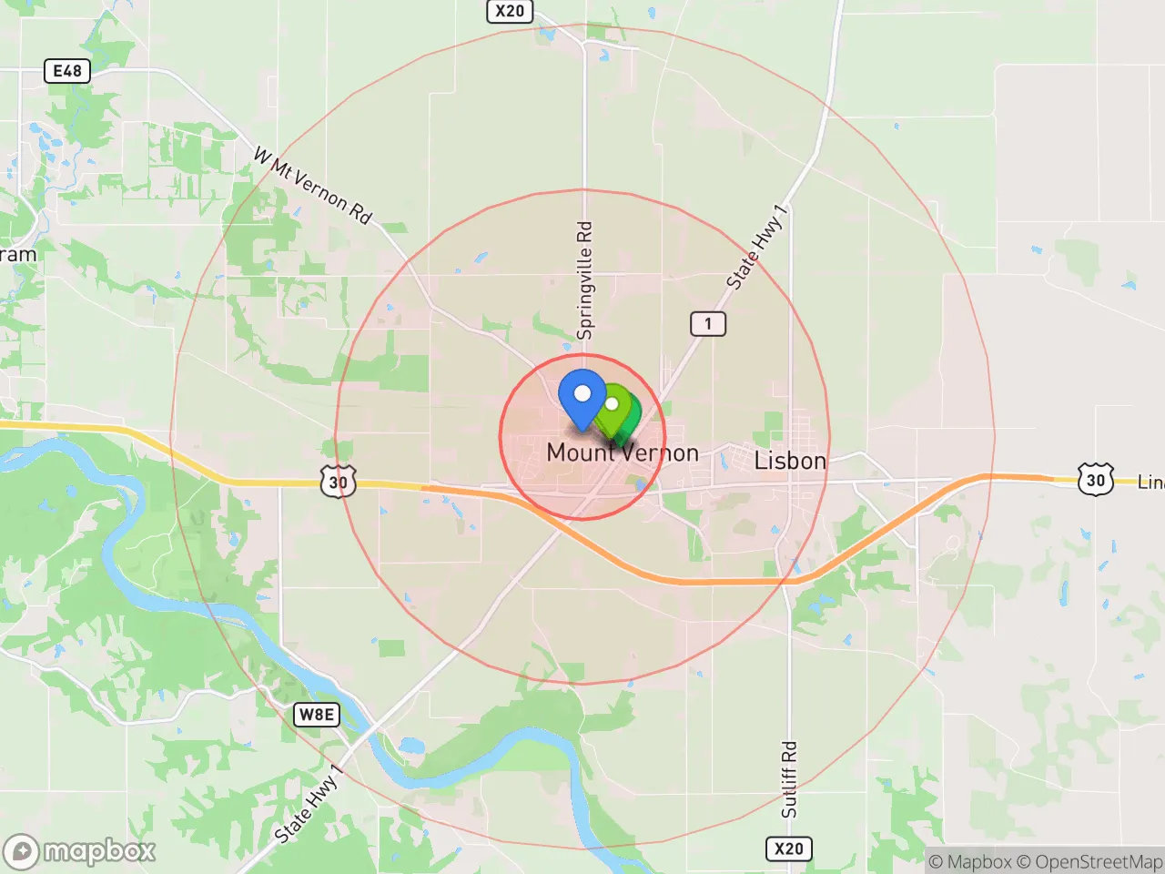 Hood Index scan area