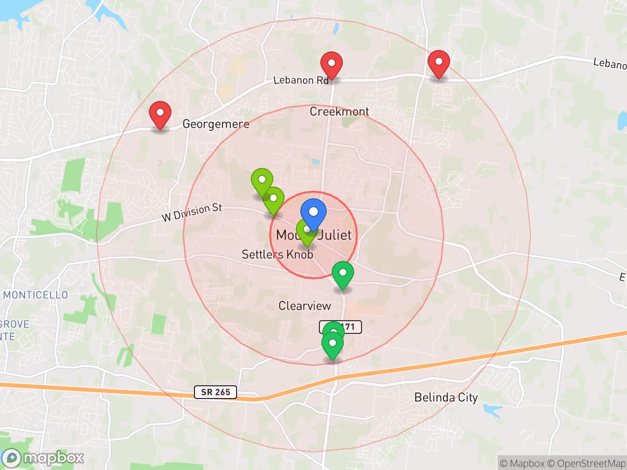 Hood Index scan area
