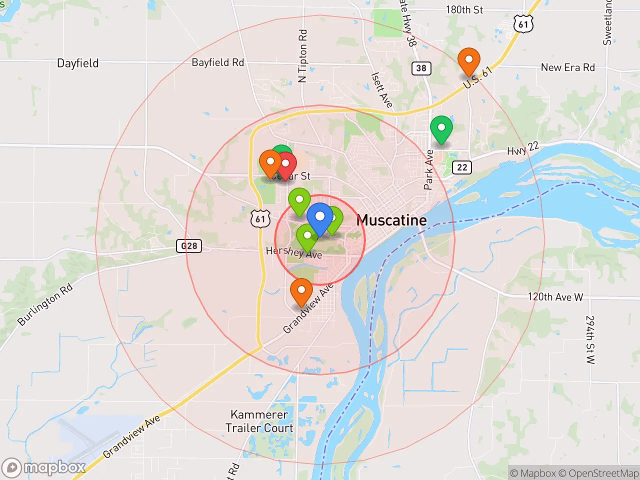 Hood Index scan area