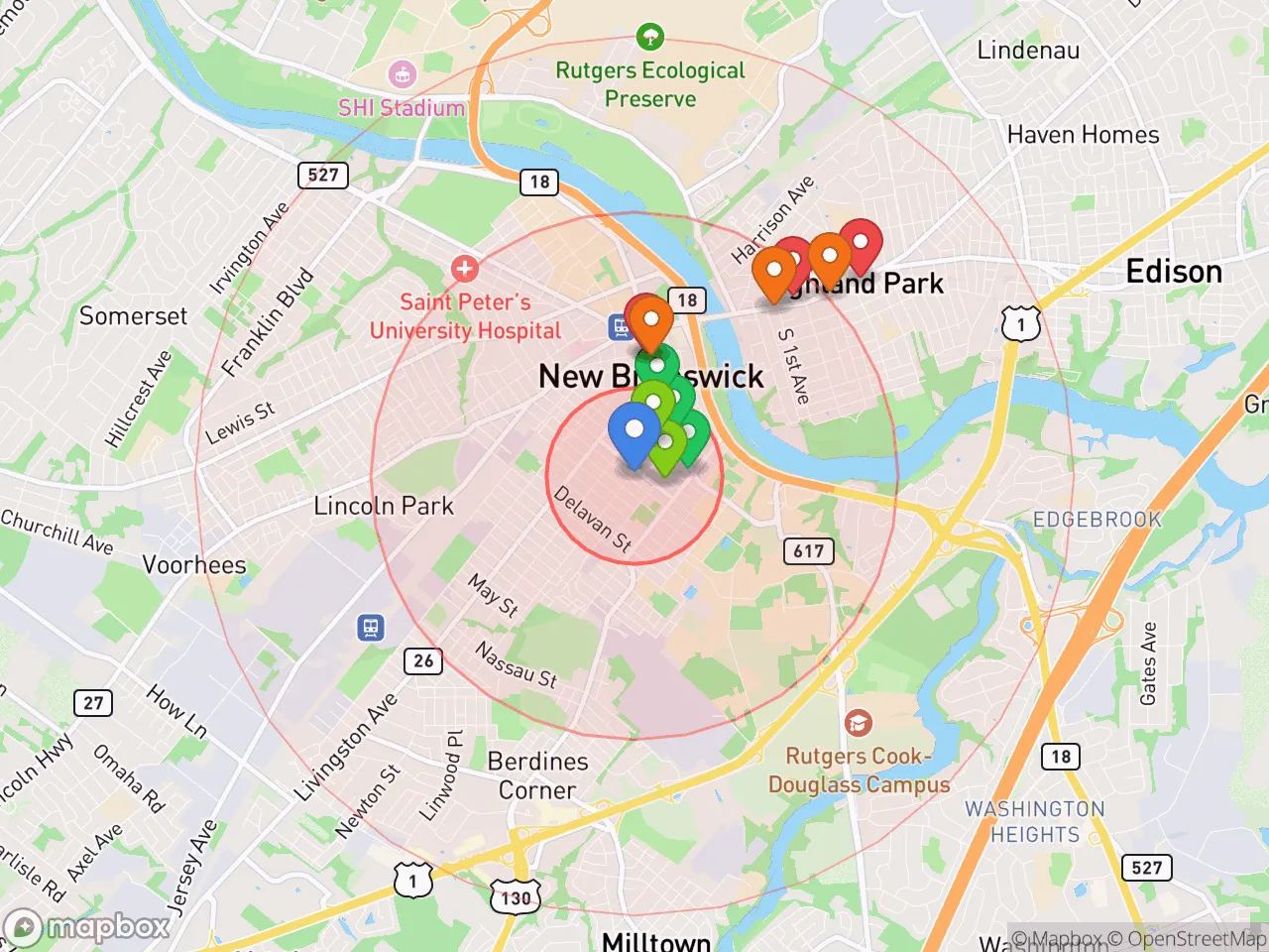 Hood Index scan area