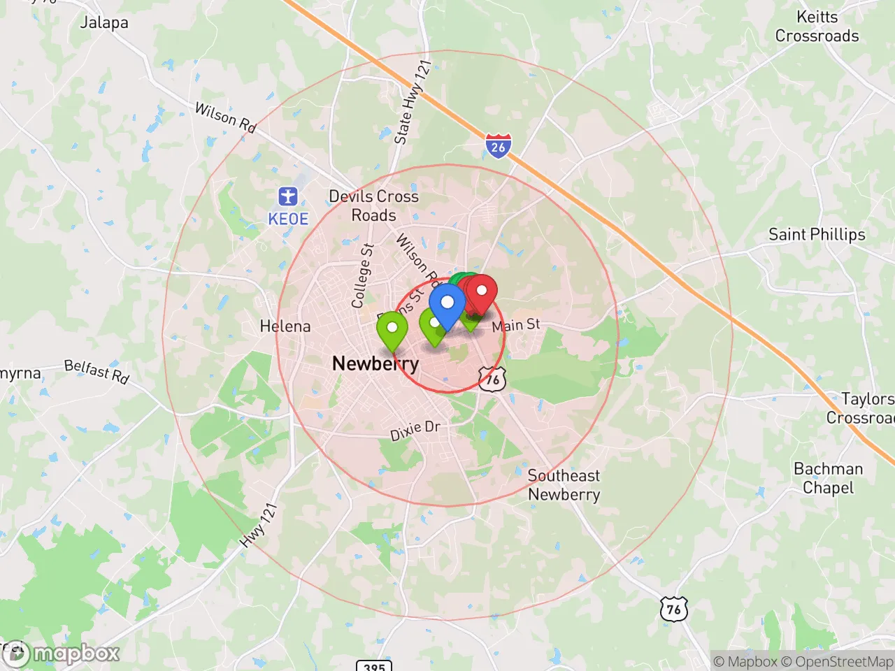 Hood Index scan area