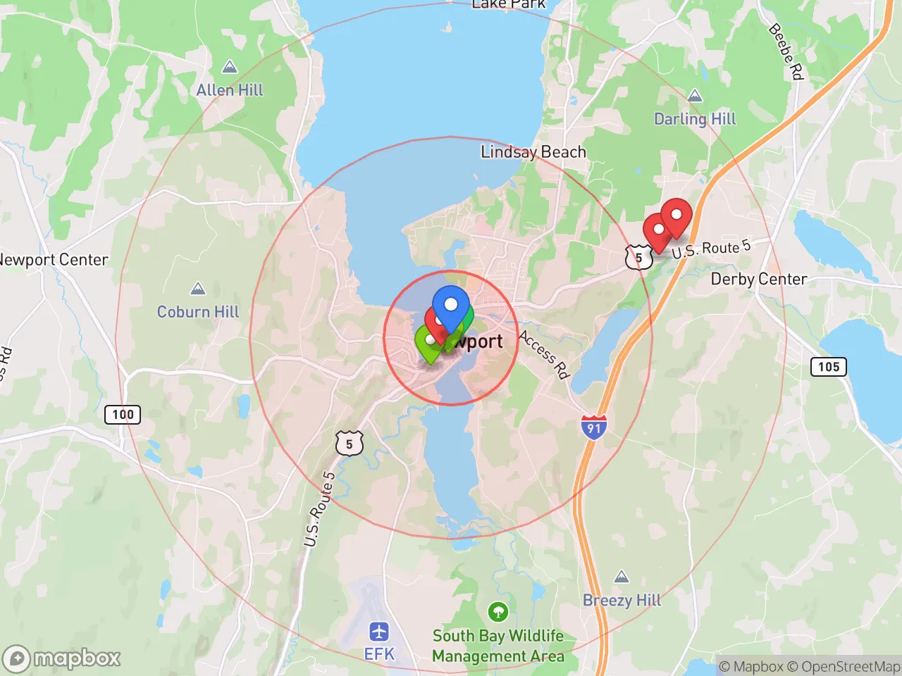 Hood Index scan area