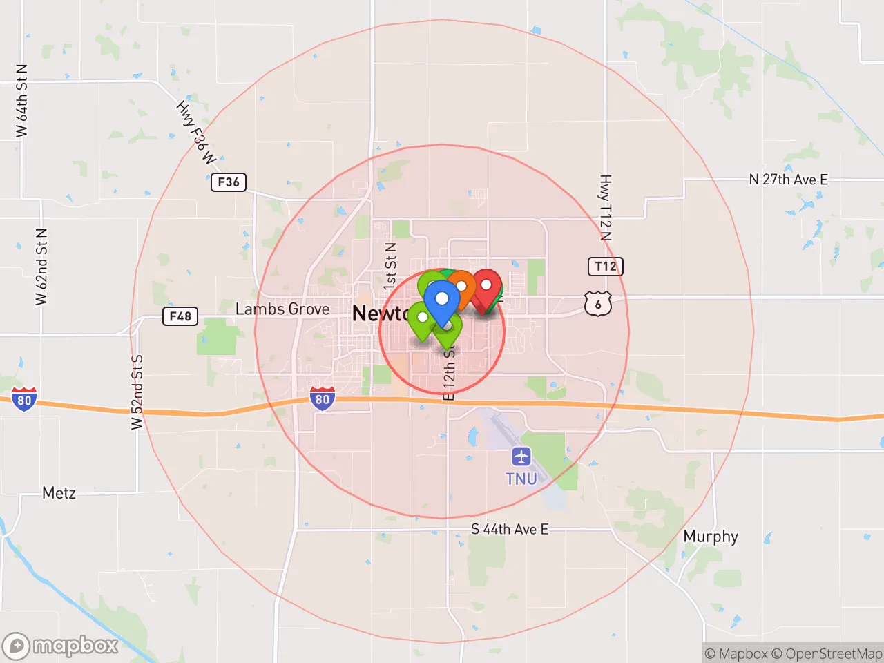 Hood Index scan area