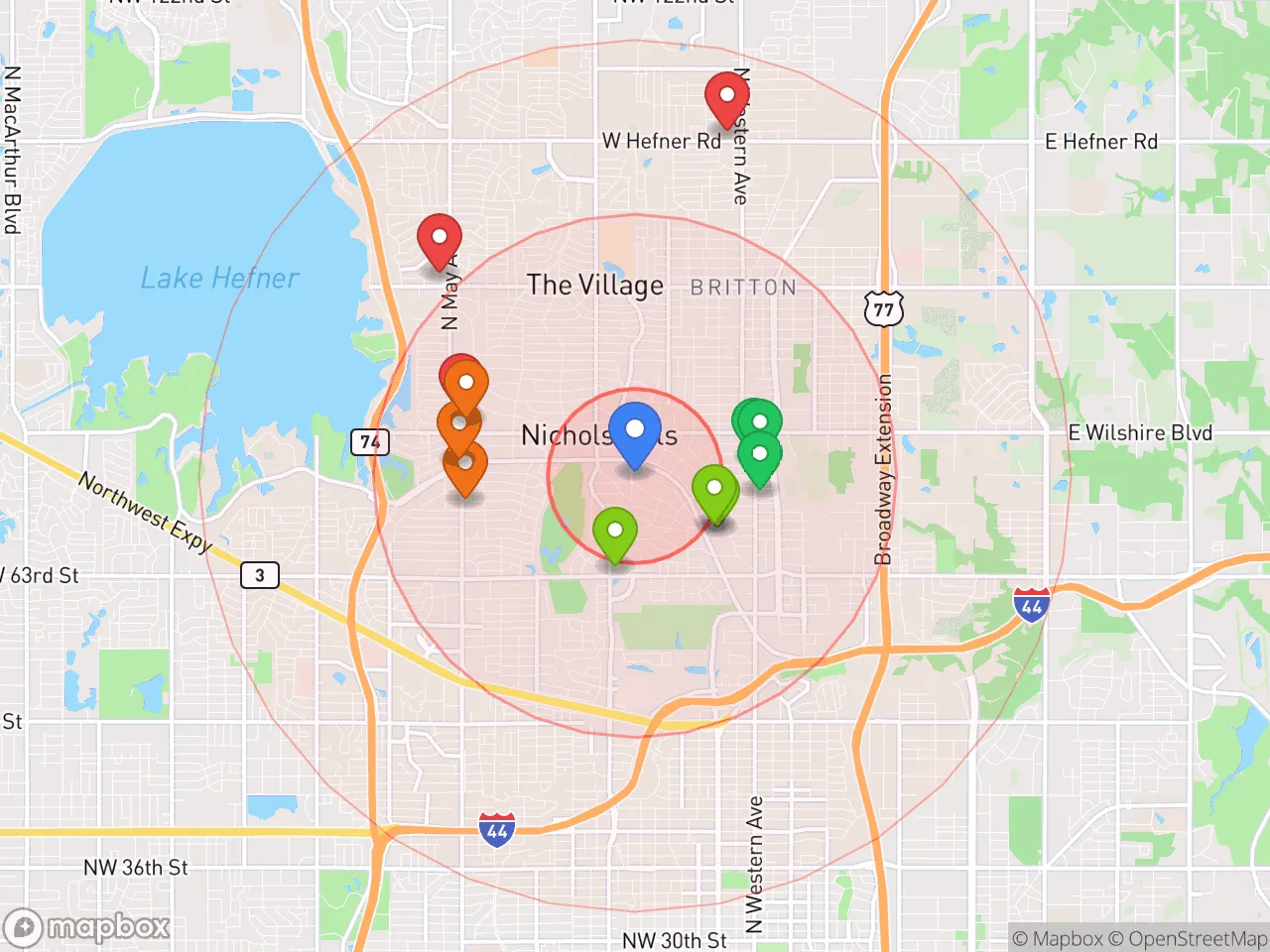 Hood Index scan area