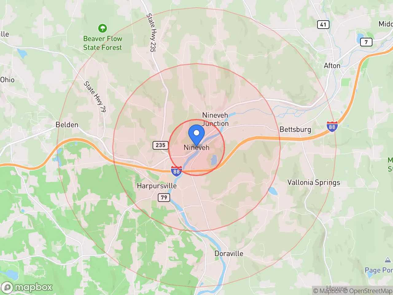 Hood Index scan area