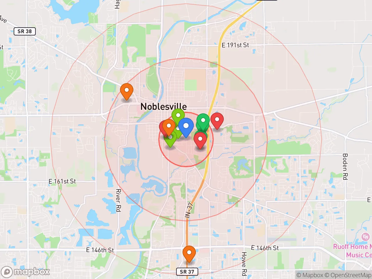 Hood Index scan area