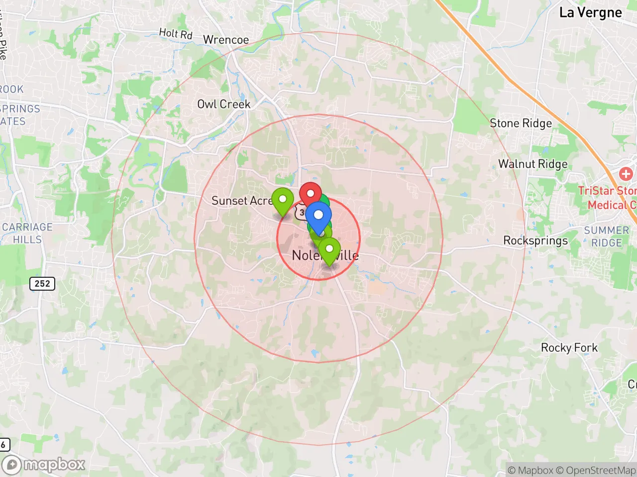 Hood Index scan area