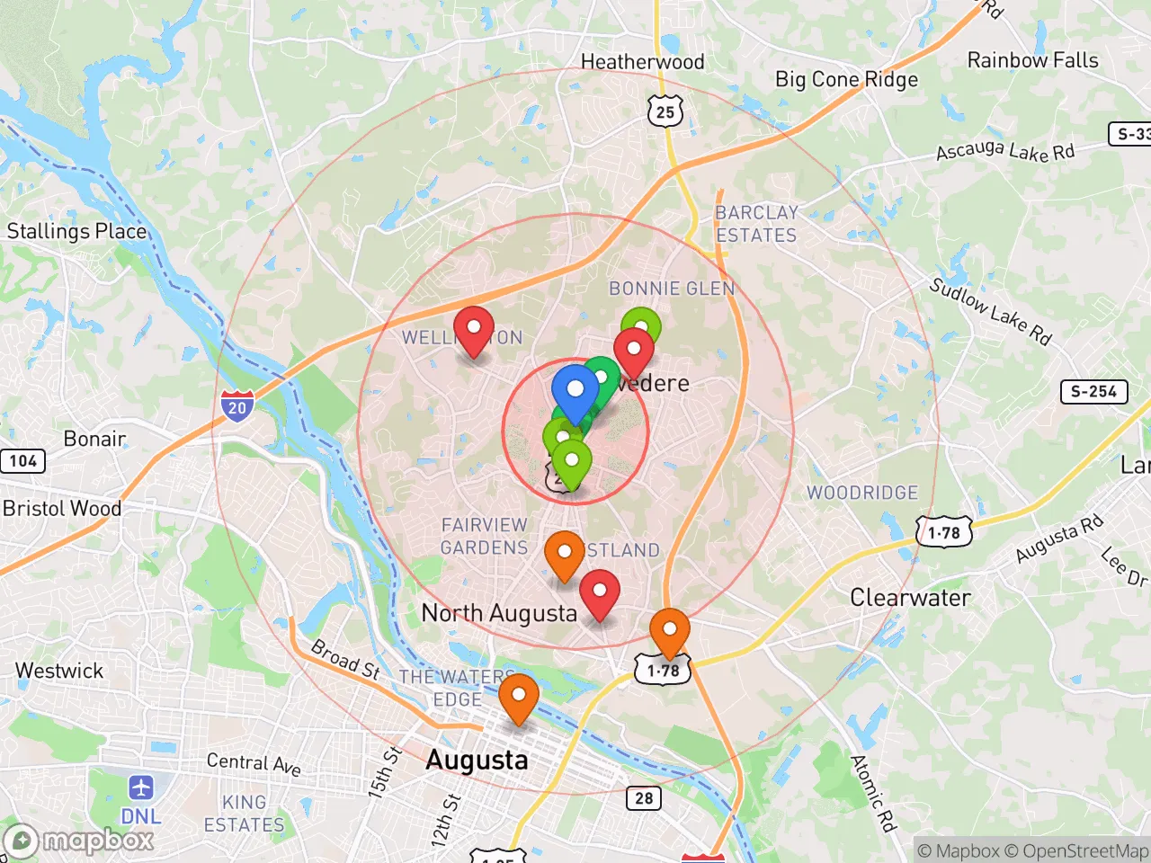 Hood Index scan area