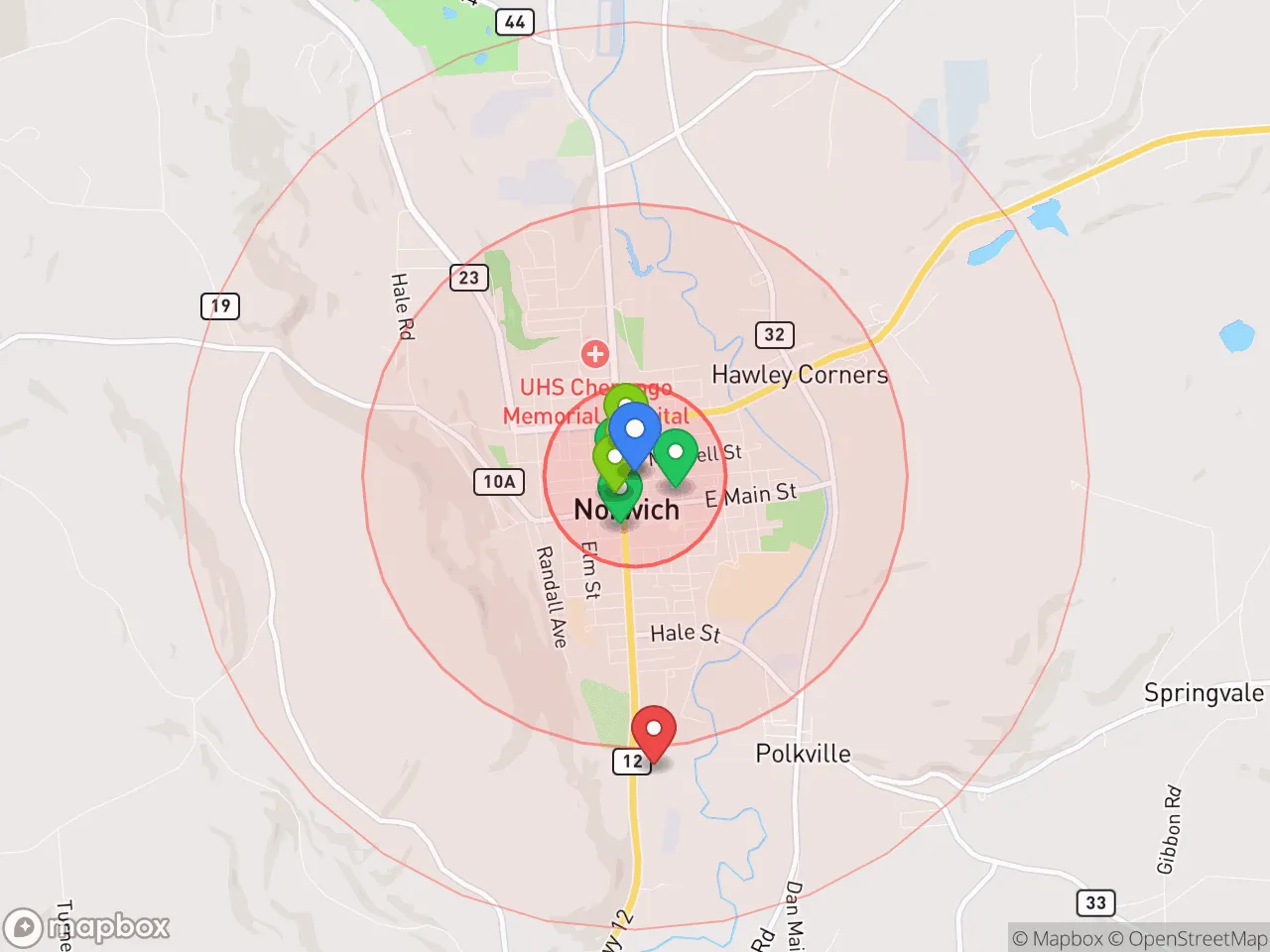 Hood Index scan area