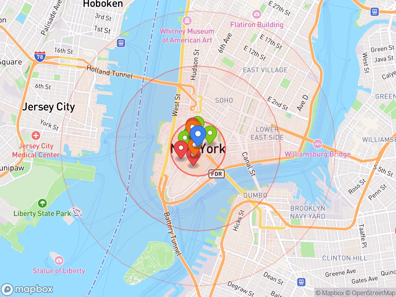 Hood Index scan area