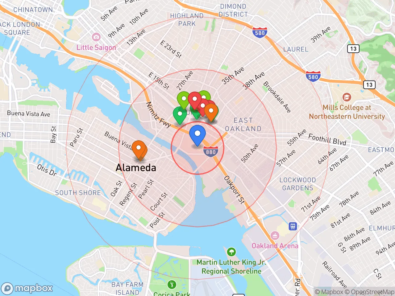 Hood Index scan area