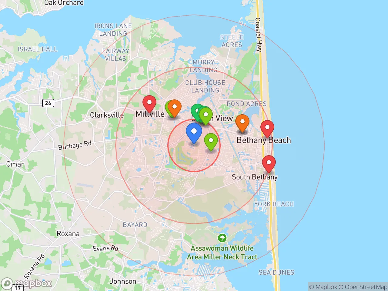Hood Index scan area