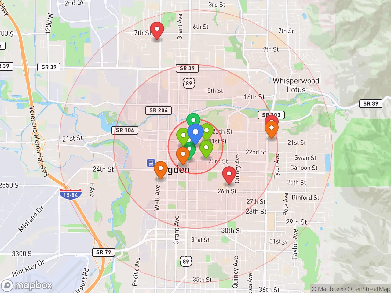 Hood Index scan area