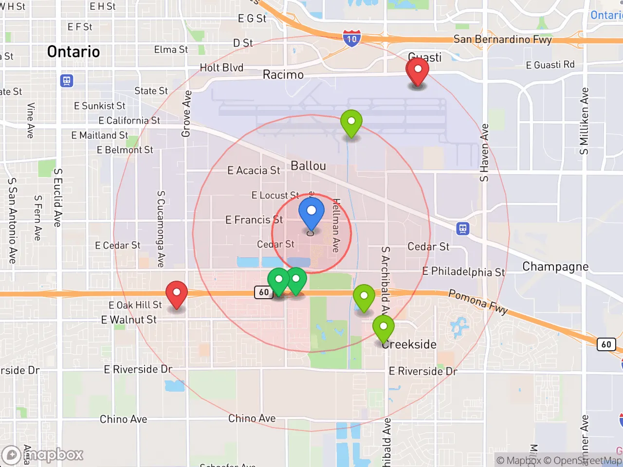 Hood Index scan area
