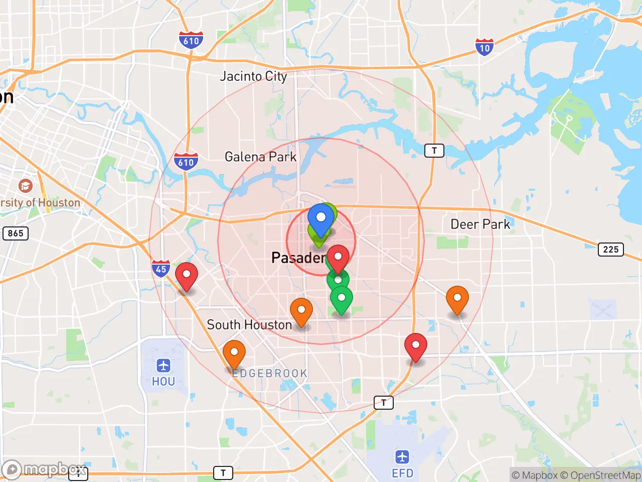 Hood Index scan area
