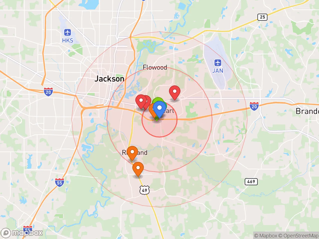 Hood Index scan area